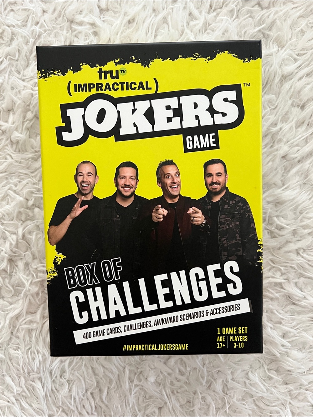 Impractical Jokers Game Challenges TruTV Family Gift Board Game